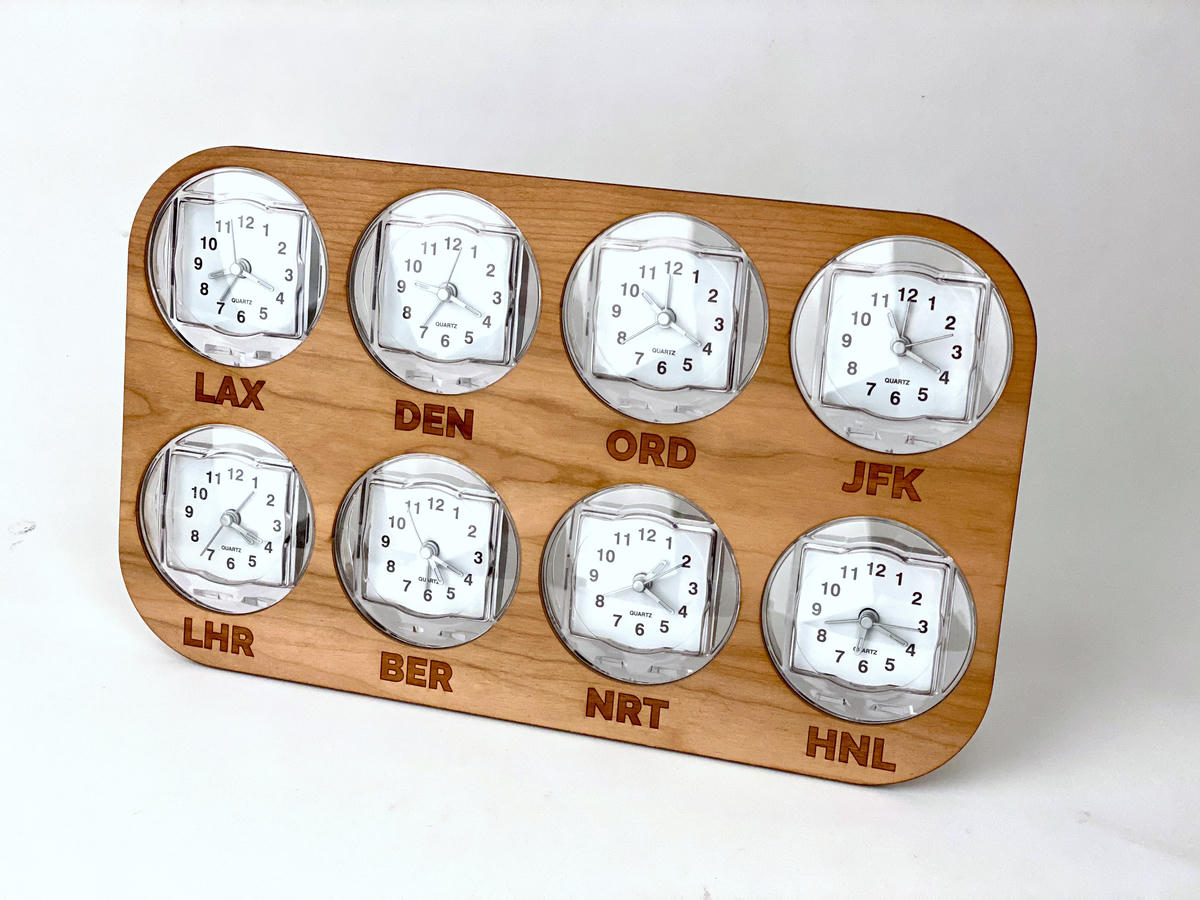 It's a clock